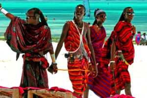 Жители Занзибара на пляже